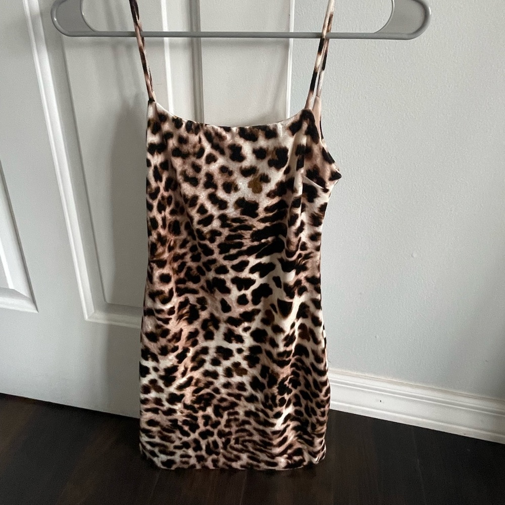 Urban outfitters cheetah mini dress size small great condition